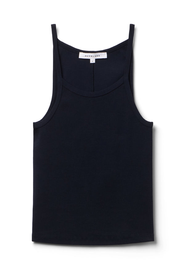 Fitted Rib Tank - Raven