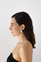 Volume Hoop Large Silver