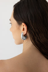 Volume Hoop Large Silver