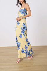 Strapless Maxi - Yellow - BLVD