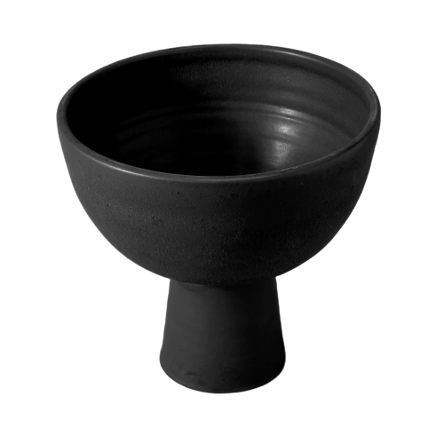 Footed Bowl  - Noir