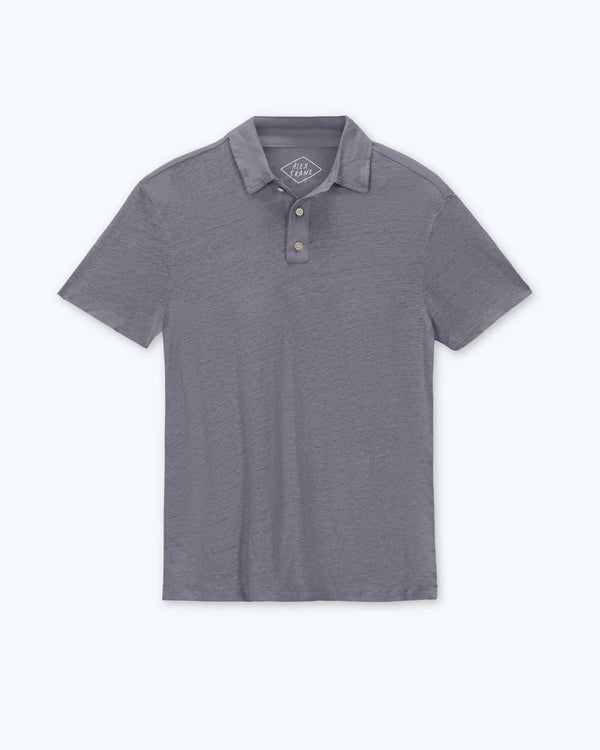 Knit Polo - Slate