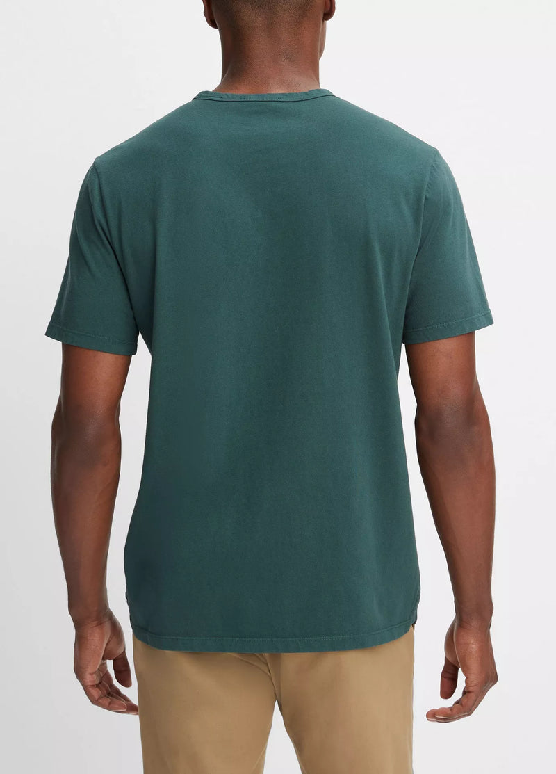 Garment Dye Short-Sleeve T-Shirt - Washed Deep Teal