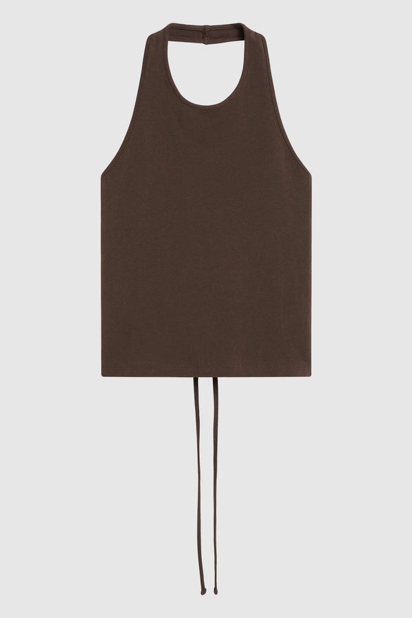 Soft Jersey Halter Top - Liqueur