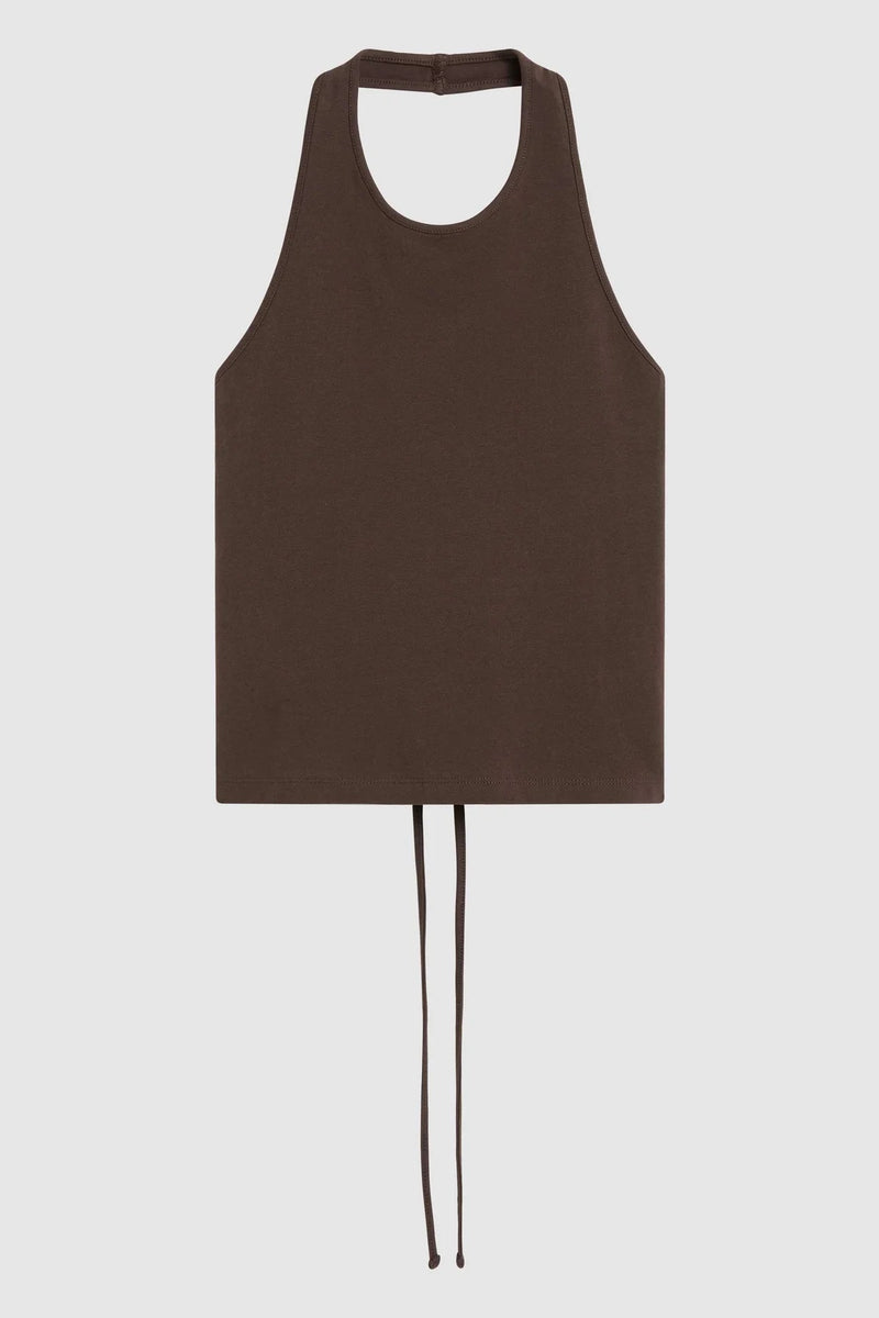 Soft Jersey Halter Top - Liqueur