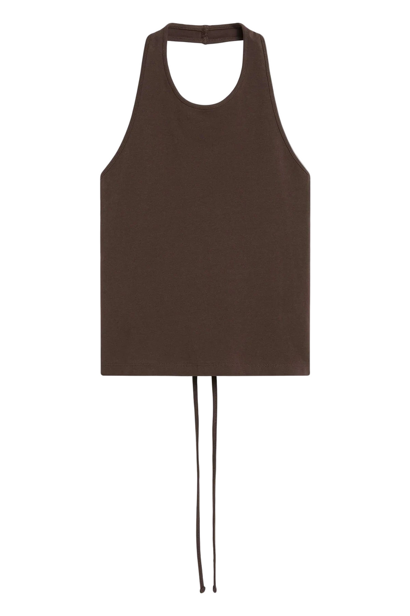 Soft Jersey Halter Top - Liqueur