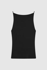 Square Neck Top - Black