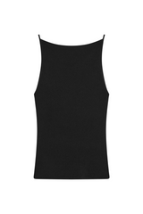 Square Neck Top - Black