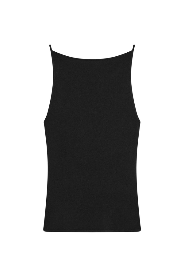 Square Neck Top - Black