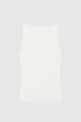 Square Neck Top - White