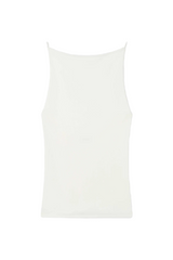 Square Neck Top - White