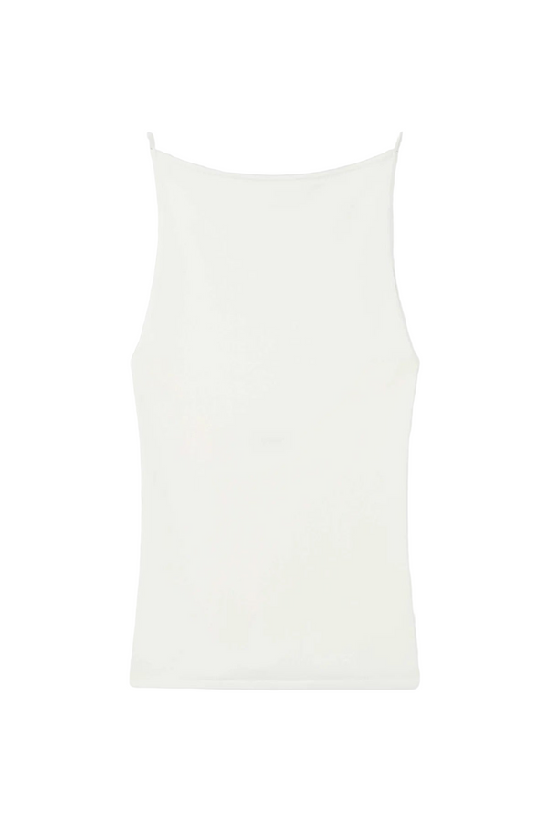 Square Neck Top - White