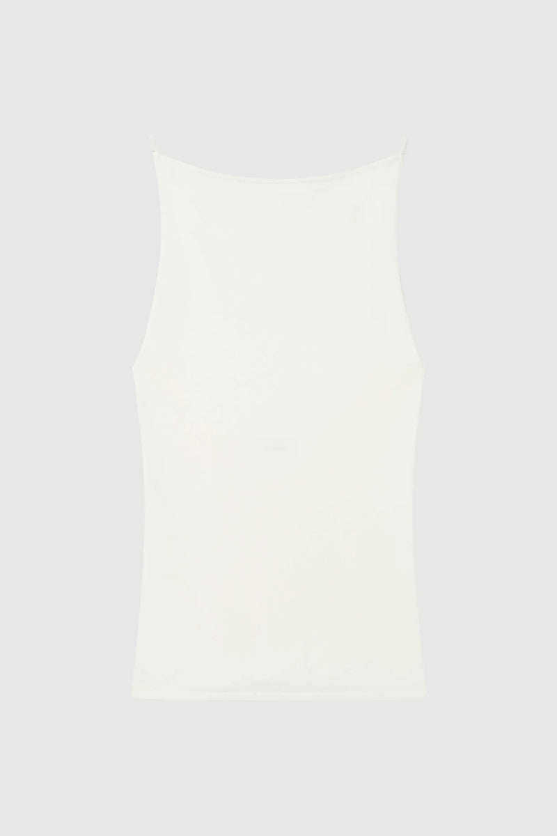 Square Neck Top - White