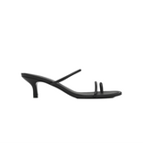 Minimal Strap Heel - Black - BLVD
