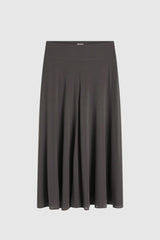 Fluid Jersey Skirt - Soot - BLVD