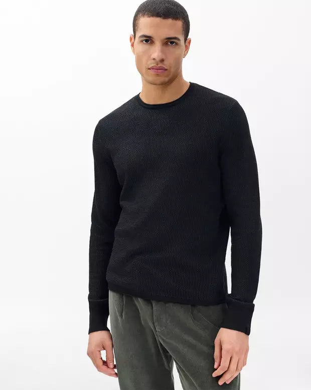 Gregory Merino LS Crew - Black