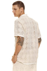 Jared Crochet Shirt - Gres