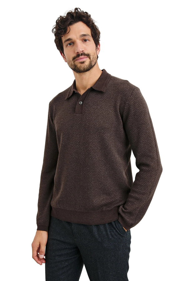 Herrington - Brown Herringbone