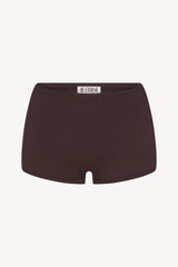 High Waisted Boy Short - Espresso - BLVD