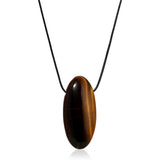 Wren Necklace - Black/Tiger Eye