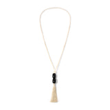 Crisia Necklace - White/Black