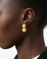 Hannah Earrings - Beige Topaz