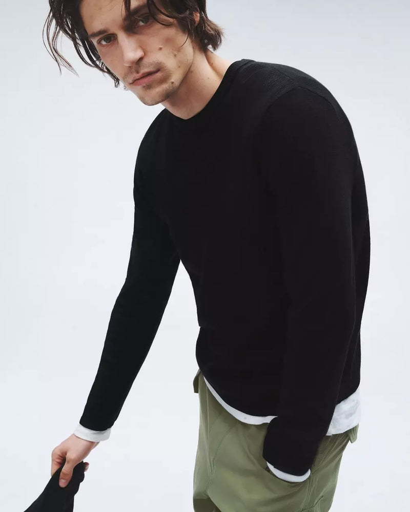 Harvey Knit Crew - Black