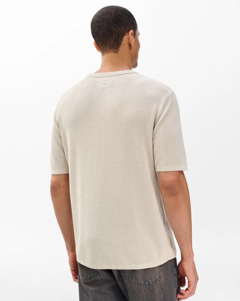 Harvey Crewneck Tee - Desert Sand