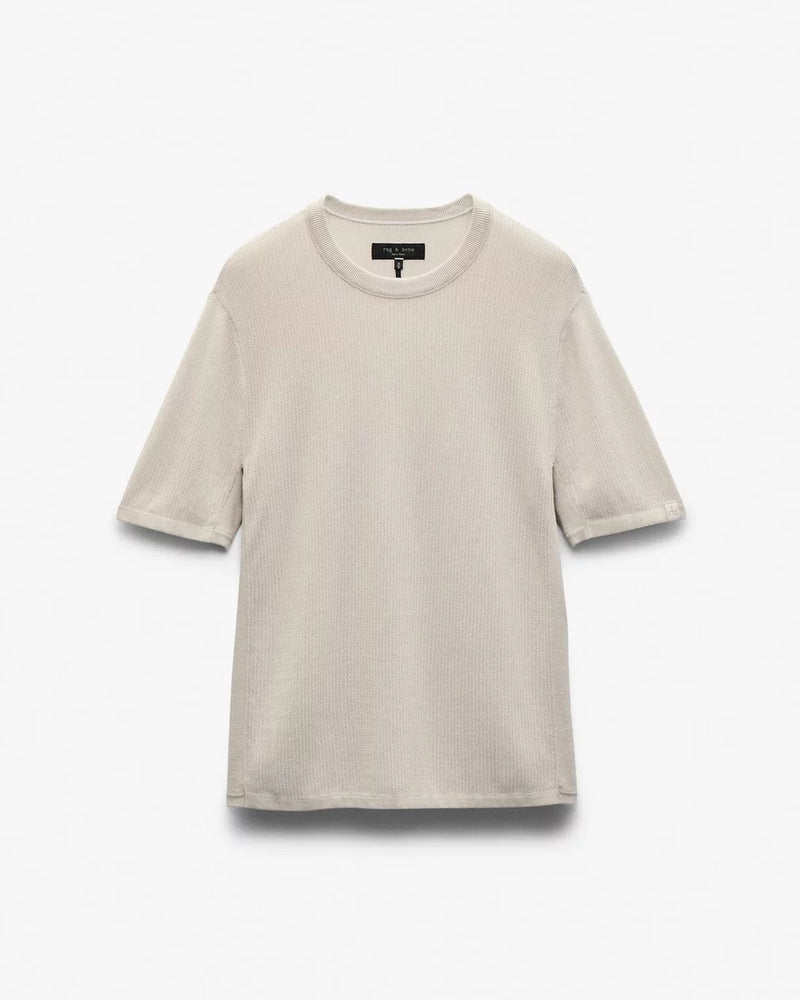 Harvey Crewneck Tee - Desert Sand