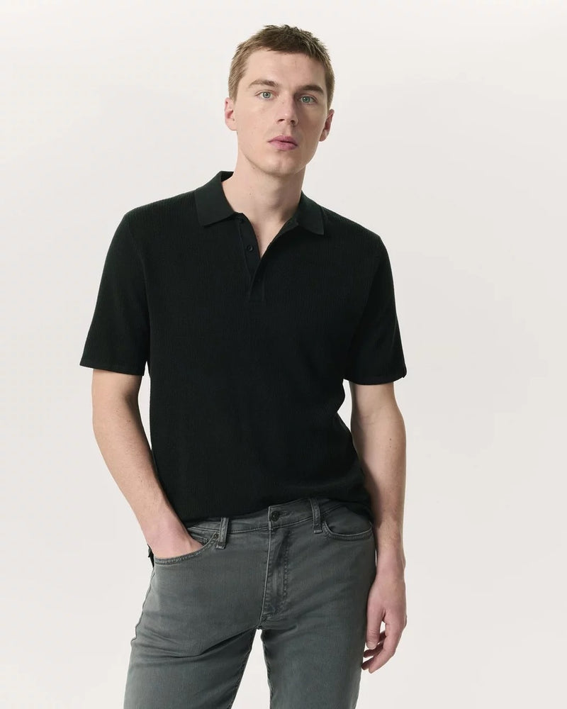 Harvey Knit Polo - Black