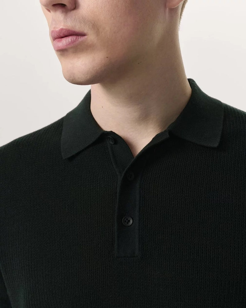 Harvey Knit Polo - Black
