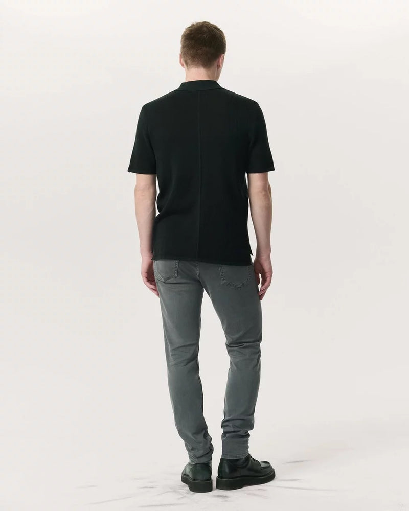 Harvey Knit Polo - Black
