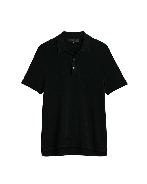 Harvey Knit Polo - Black