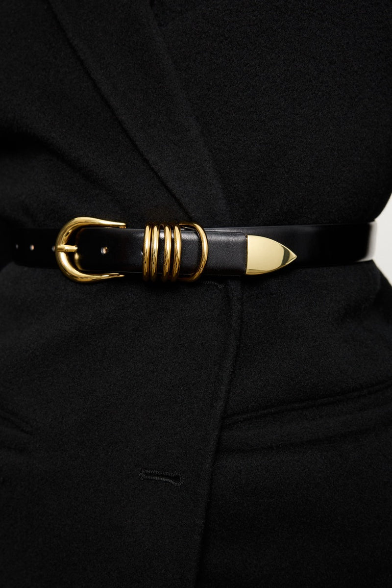 Hollyhock - Black / Gold