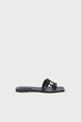 Monogram Sandal -Black
