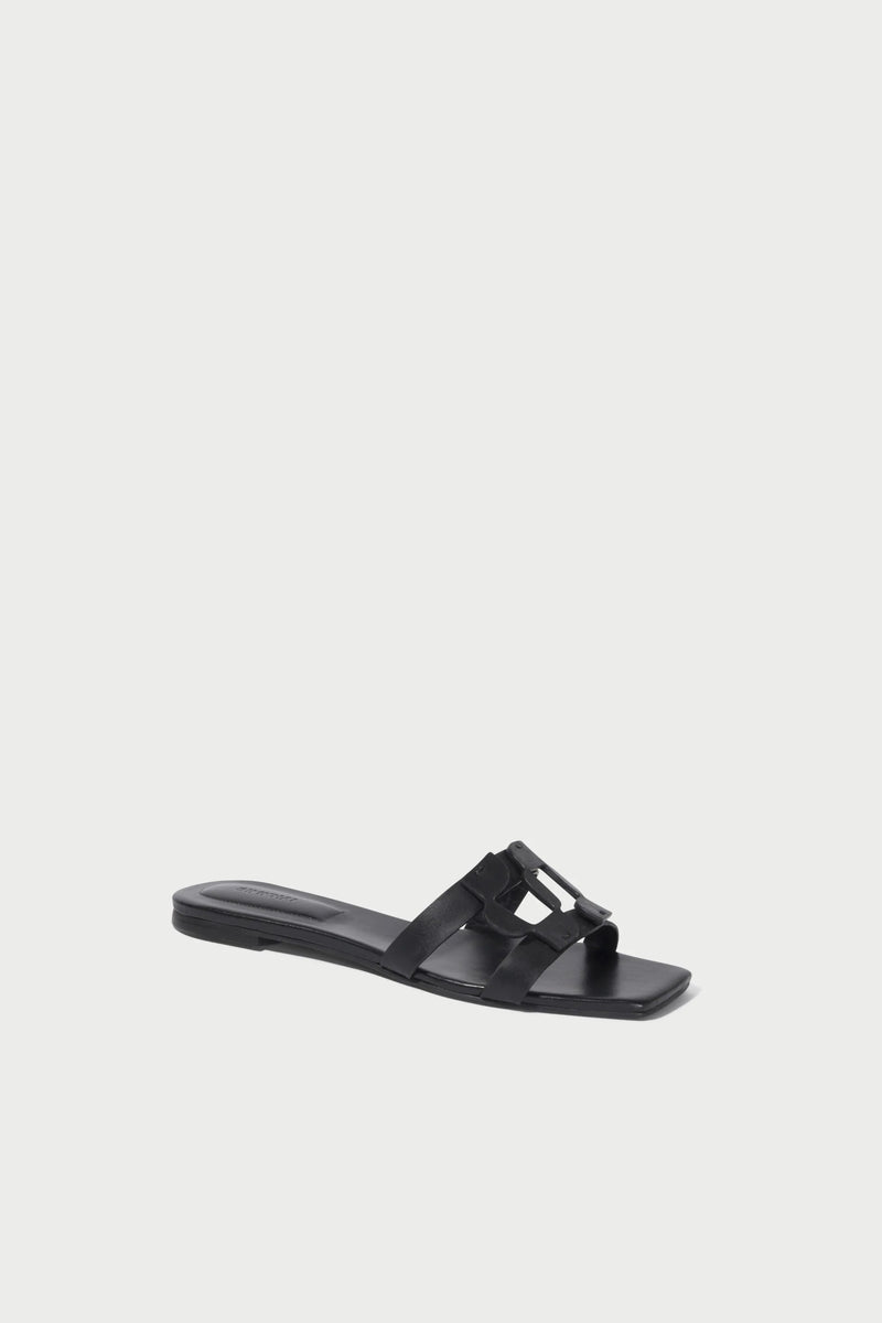 Monogram Sandal -Black