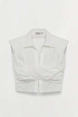 Emie Crop Top - White