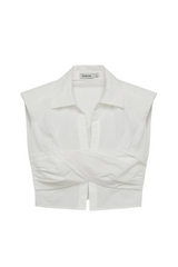 Emie Crop Top - White