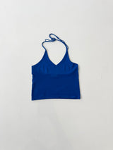 Sheer Knit Cami - Electric Blue - BLVD