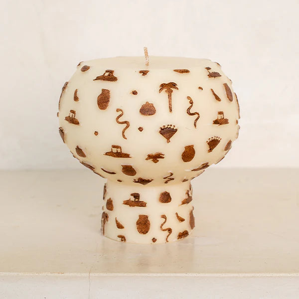 Mini Bobby Candle - Hand Carved Island