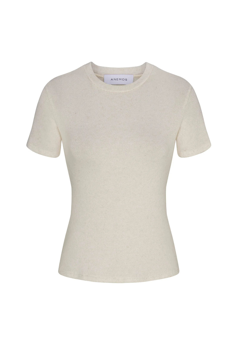 Knit Tee Shirt - Natural