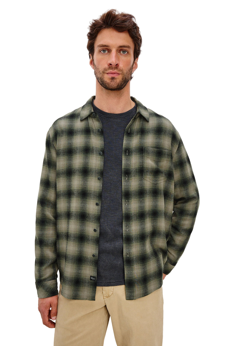 Lennox Shirt - Shale Truffle