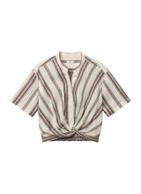 Leonore Top - Panna Multi