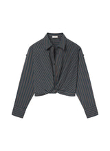 Leo Top - Carbon Blue Multi