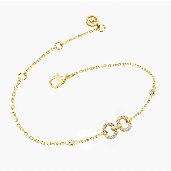 Links HC Logo Bracelet - Gold