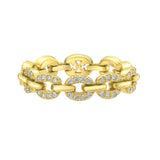 Links Tiny Chain Ring - Gold - BLVD