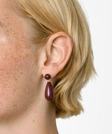 The Lola Earrings - Silver Red Mookiate