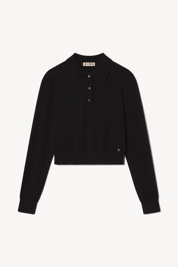 Long Sleeve Journey Top - Black