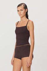 90'S Tank - Espresso