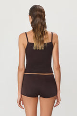 90'S Tank - Espresso